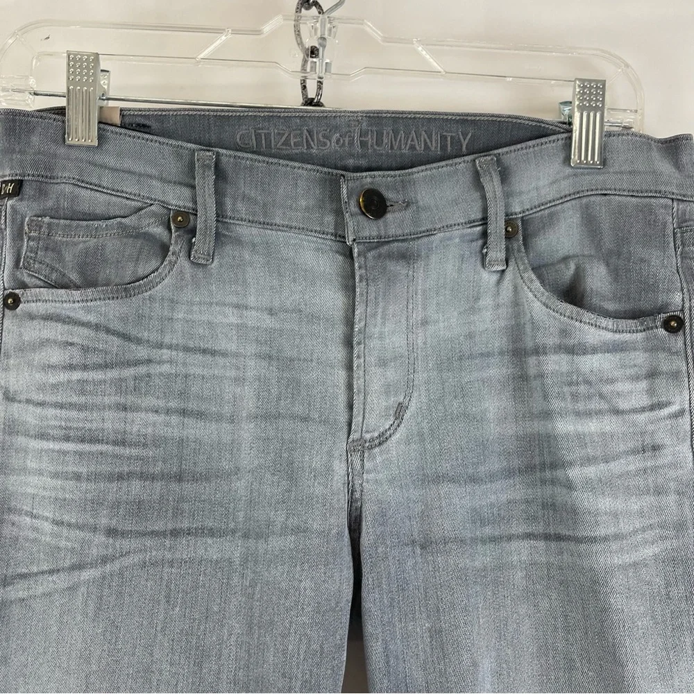 Citizens of Humanity Gray Skinny Jeans Women’s Size 29 Mid Rise Stretch 1300-602